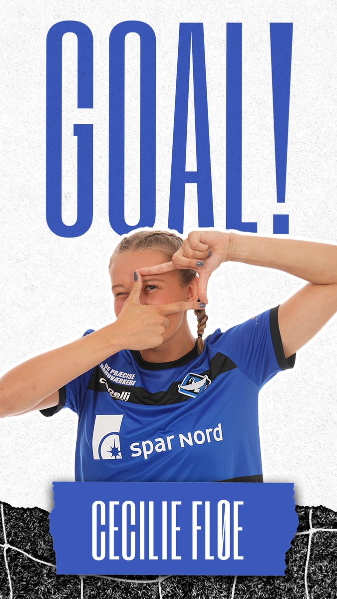 MÅÅÅÅL!! Cecilie Fløe bringer svanerne foran 1-0 mod Fortuna Hjørring. #3inarow i ligaen fra Fløe👏