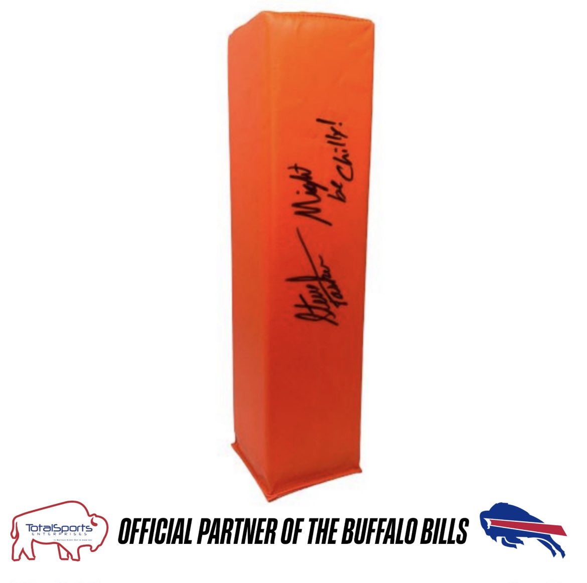 🚨 GIVEAWAY ALERT 🚨

I am teaming up with @tsebuffalo to give away this Steve Tasker Signed “Might Be Chilly” Endzone Pylon.

How to Enter 👇
Follow <a href="/HOFSteveTasker/">Put Steve Tasker in the Hall of Fame</a>
Follow @tsebuffalo
Like and RT this post

Winner announced Monday 8/29
Good Luck 🤞 and #GoBills

#BillsMafia