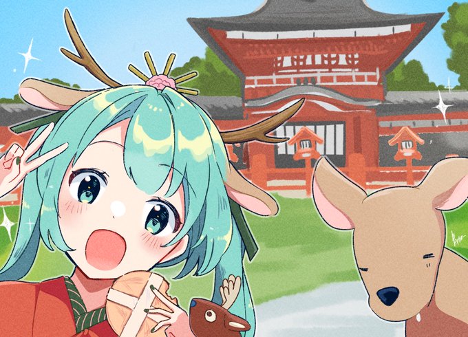 奈良公園 のイラスト マンガ作品 4 件 Twoucan