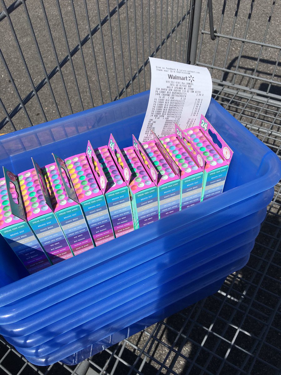 balchun2's tweet photo. Decided to get some last minute new Crayola colors for my classes. Out of the blue, the lady in front of me handed me $20 when she learned I was a teacher. Grateful for the generosity❣️@BuckhornCreekES https://t.co/1ZJccpD0jp
