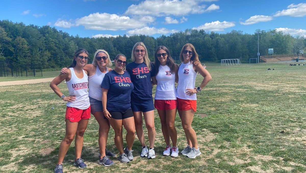 ‼️Welcome Coach Christine &amp; Coach Nicole‼️ Looking forward to an amazing 22-23 season. We are so excited to have you join the Eastchester Cheer Family ❤️💙 #weareeastchester #FamilyE #EaglePride #dreambelieveachieve