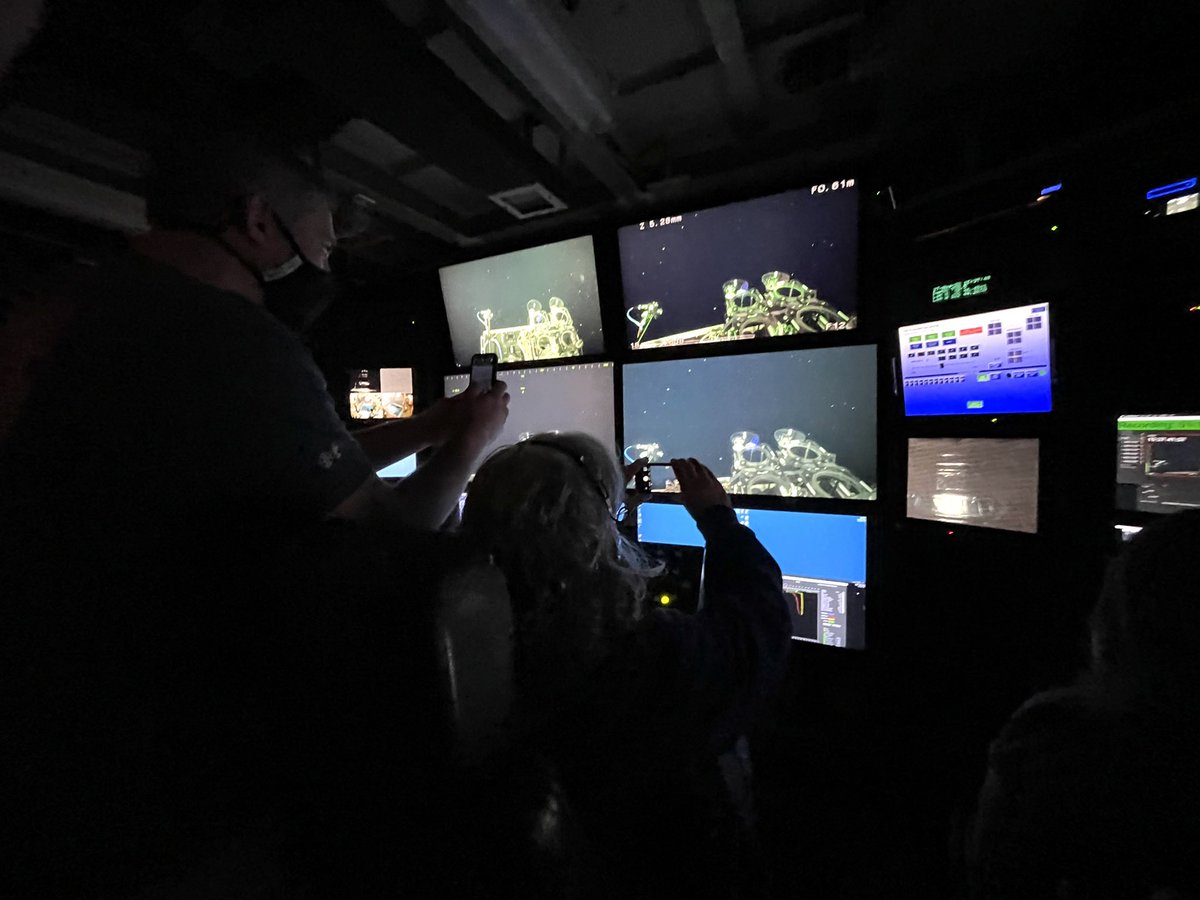 KakaniKatija's tweet image. The moment when @MontereyAq aquarists @medusivore @Wyaquarist devolved into deep sea #paparazzi. 🤩👀 A totally fair reaction since we just collected an undescribed BLUE #ctenophore that @MBARI_News has only come across in @MBNMS 3 TIMES!! #DOIGExpedition2022