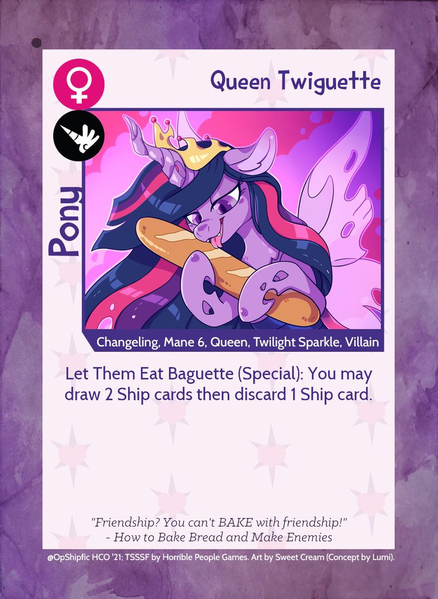 N_A_Larson's tweet photo. Good morning @EverfreeNW! The latest @OpSHIPFIC panel cards featuring the art of @SophieAScruggs and @SweetCreamArts are available at #efnw from the artists themselves and also @ithry_skylark while supplies last!
#TSSSF #brony https://t.co/uYpS5WUtsv