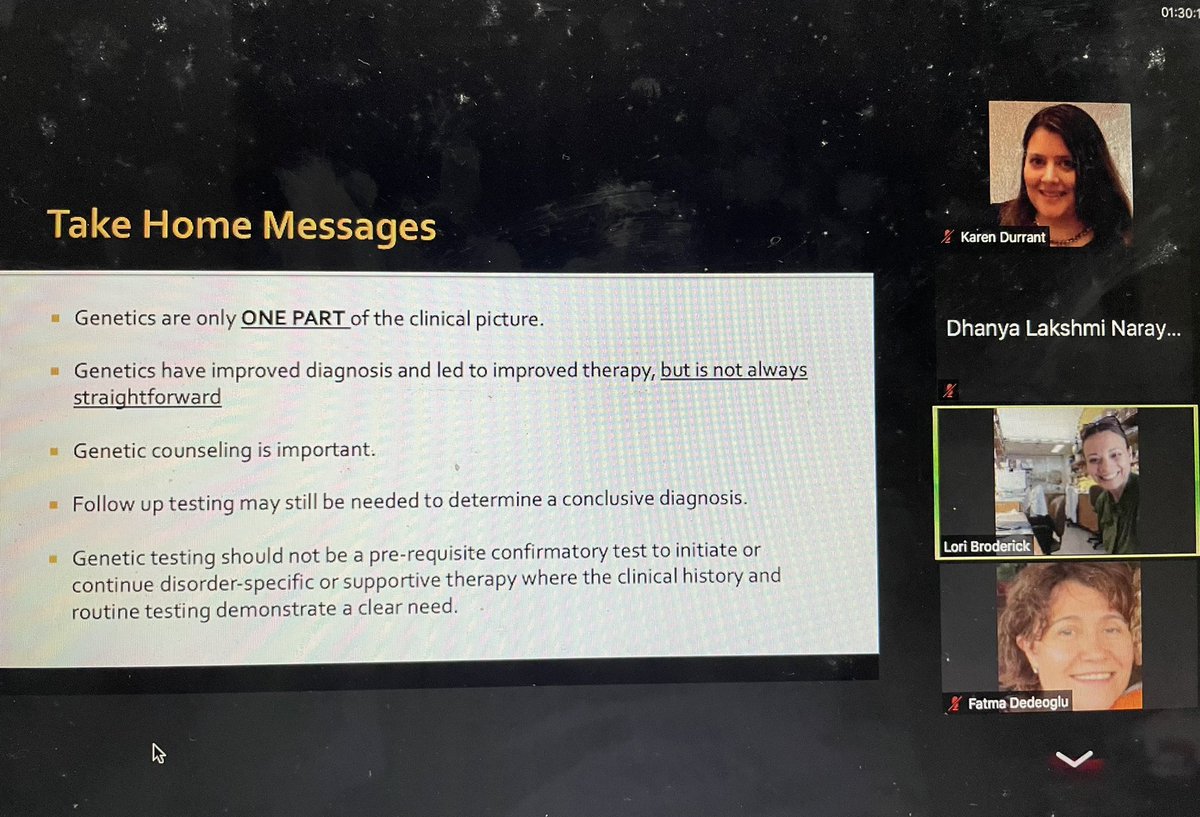 Fantastic talk by Dr Lori Broderick on genetic testing in autoinflammatory diseases. Basic concepts presented with utmost clarity <a href="/AutoinflamMonth/">Autoinflammatory Awareness Month</a> <a href="/CdnANetwork/">Canadian Autoinflammatory Network</a> @HalHoffmanLab @loribroderick