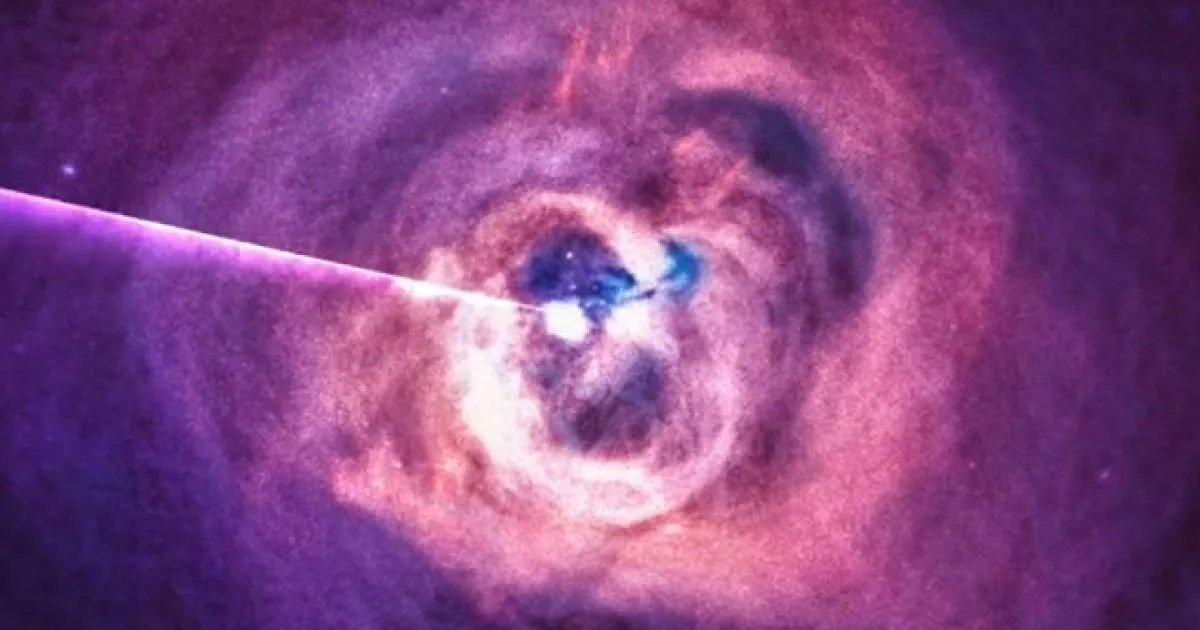 WFMU's tweet photo. NASA's released a “remixed sonification” of audio from a black hole. It’s been compared to Björk and Brian Eno: https://t.co/BGIvPsrJlV https://t.co/N0fmVIKJys