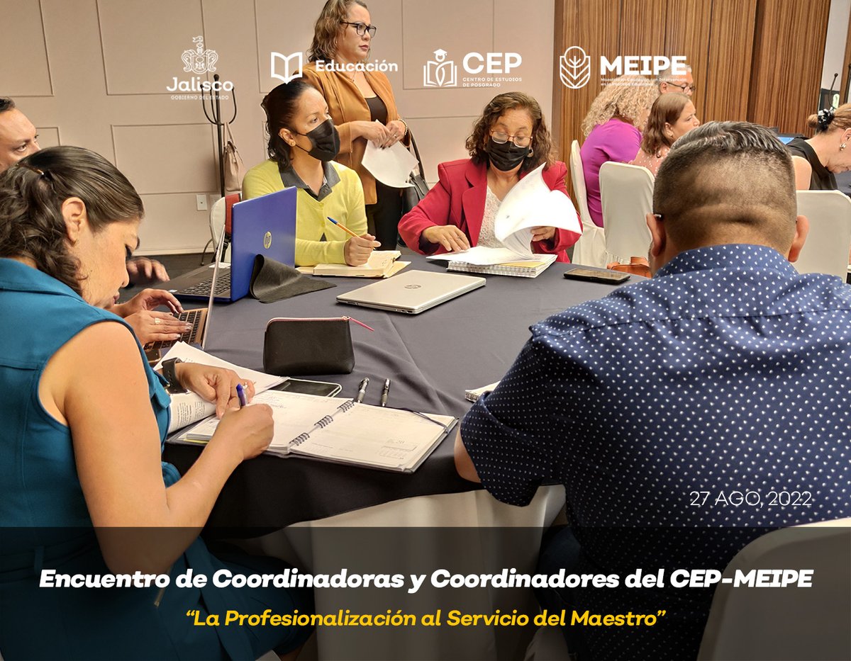 meipesej's tweet photo. Continuamos trabajando con el equipo técnico administrativo dentro del encuentro de Coordinadoras y Coordinadores del CEP-MEIPE “La Profesionalización al Servicio del Maestro”. https://t.co/XgUKpYHNSO