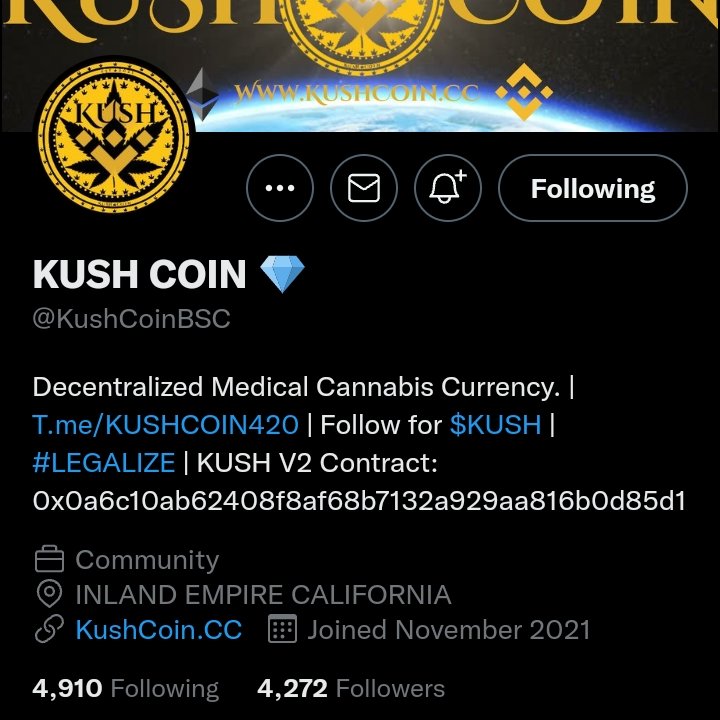 Myself_Sir's tweet photo. @KushCoinBSC @elonmusk 
@bsc_daily 
@Maneesh__jha 
@VISHNUP83518441 
@CoinMarketCap 
@binance 
@WatcherGuru

enough🙂

Always supporting .... You all should buy KushCoin To be financially free...hope I will recieve KushCoin ( For Golden Future 🪙) 👇
0x1F4BE83ce8A3c23c339d358900a0E57C03d0e6eb https://t.co/ADDO8SzTY0