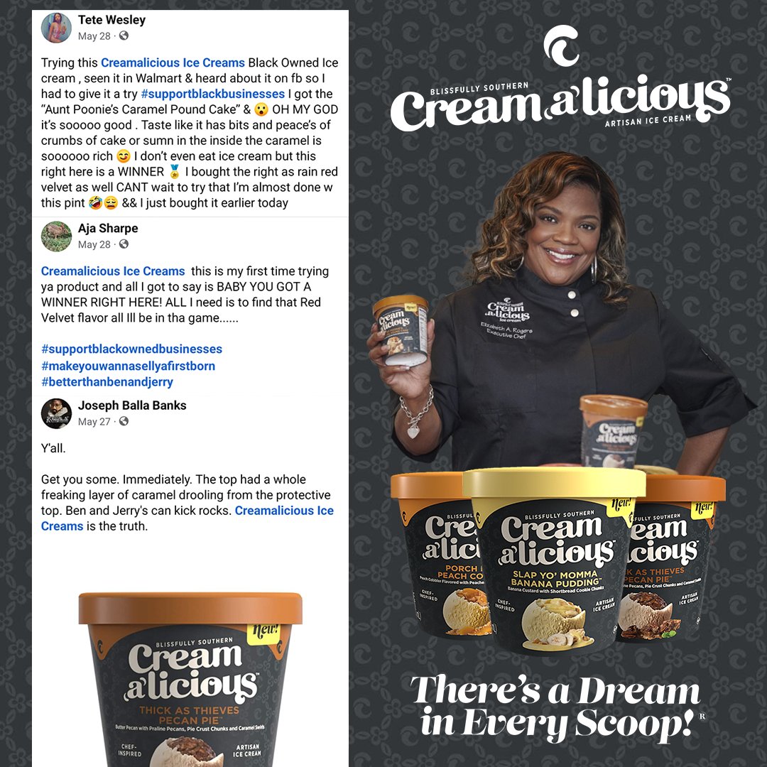 socreamalicious's tweet photo. Hey Dreamers!!! Creamalicious would not be a success without your enthusiasm and enjoyment!!! #socreamalicious #icecream #pecanpie #utterlydelicious https://t.co/zT0DUIU0W3