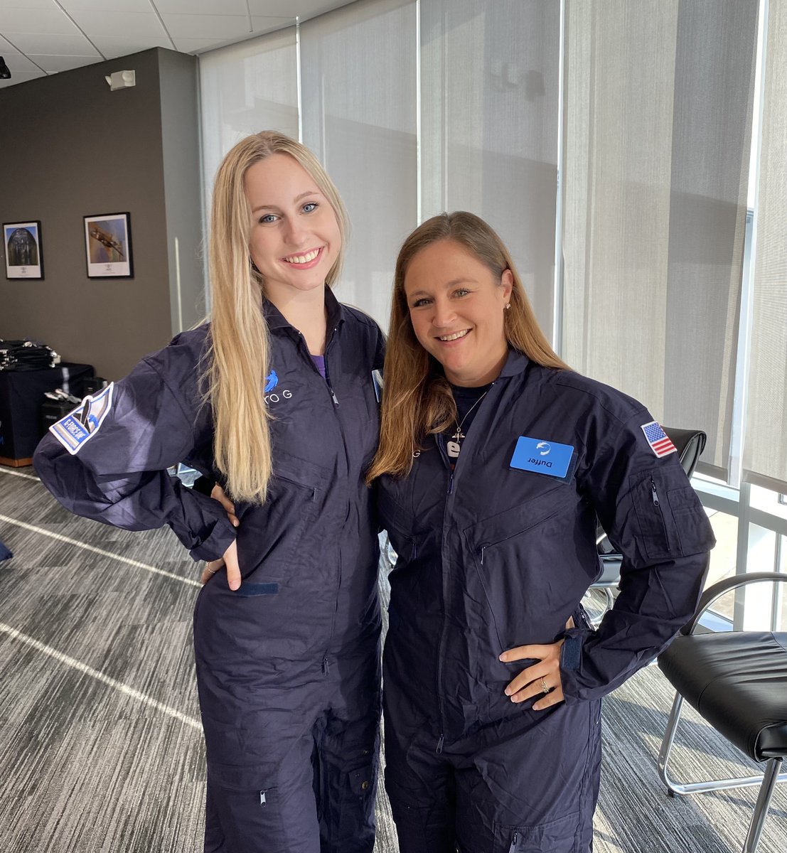 TexasSpaceGrant's tweet photo. Congratulations to #LiftOffAlumni teacher, Jennifer Duffer &amp; her 10th grade student, Sierra Hayden, on winning the @ZEROGResearch Houston #STEM student/teacher Giveaway! #zerogravity https://t.co/rTmm9tk9v6