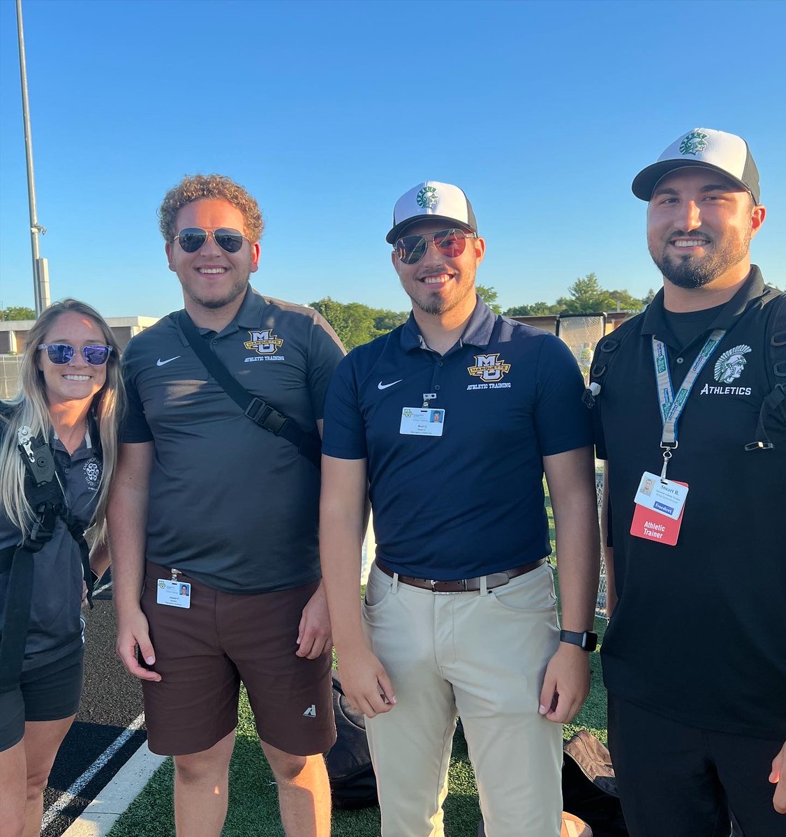 marquette_MAT's tweet photo. It was a busy "Friday Night Lights" for our @MUATEd MAT2's and their preceptors! Thanks to all of our preceptors for the mentoring you provide our MAT students! #FridayNightLights #HSclinicalexperience #WeAreMarquette https://t.co/pAUU2zDPCk