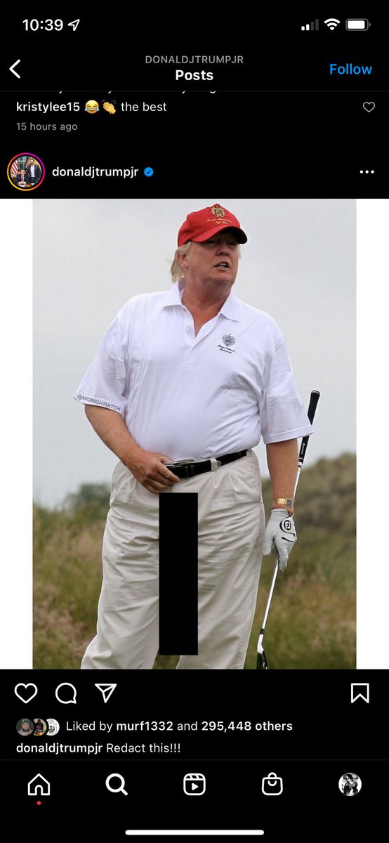 spiked_heart6's tweet photo. @DonaldJTrumpJr redact what??? Curious if the Apple doesn’t fall far from the tree….grab your magnifying glasses ladies! #redactthis #DonaldTrump #donaldtrumpjr #clownshoes https://t.co/rkLHePSscX