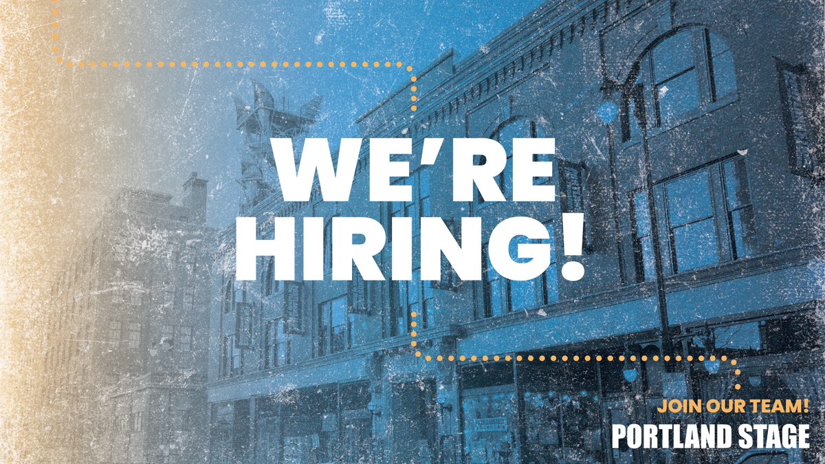 We're Hiring for a Campaign Assistant Position!
This is a part-time position, typically ranging from 20 to 30 hrs per week.  Compensation is between $15 and $17/hr, and this position is eligible for generous paid time off.

The full Job Description here: portlandstage.org/work-with-us/j…