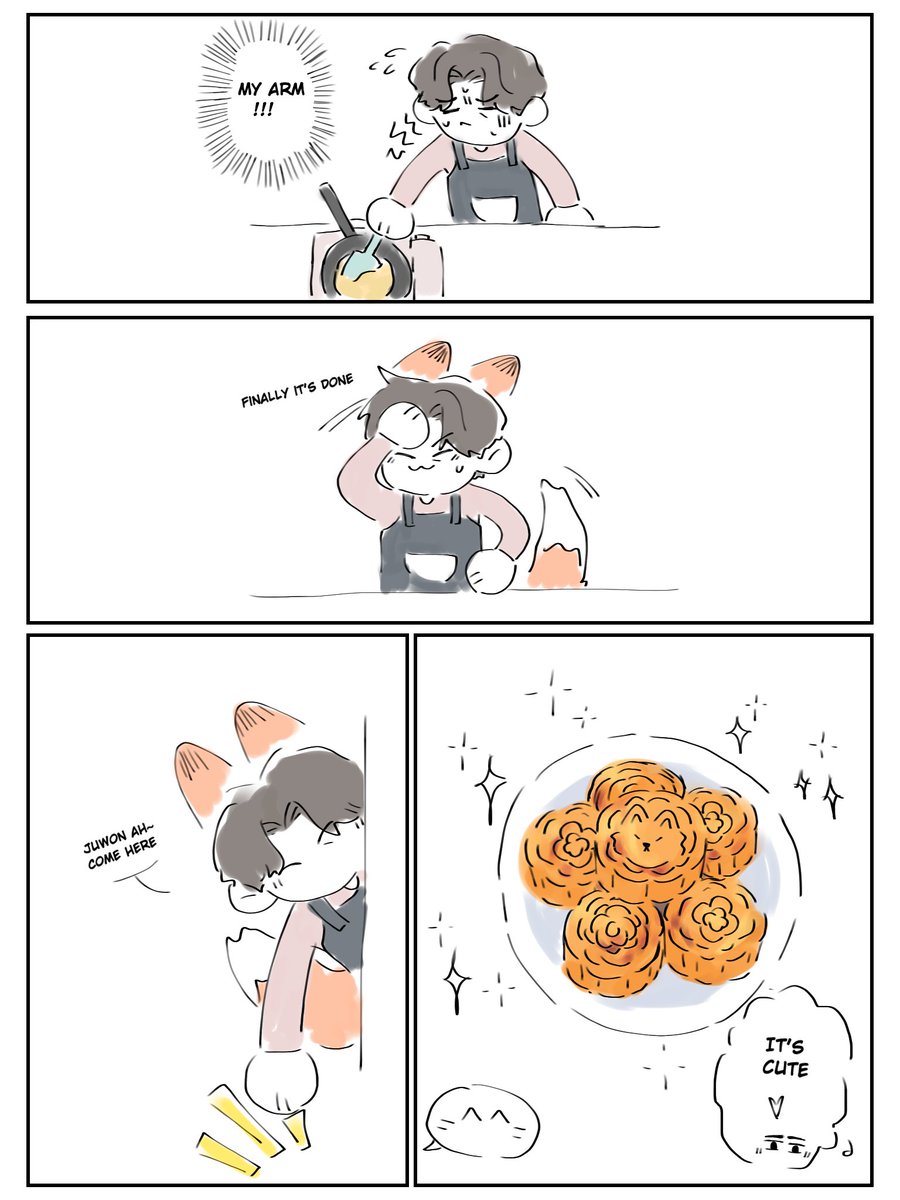 sh33pp's tweet photo. #주원동식 #jwds
 Make mooncake with Lee Dongsik-ssi 🥮✨
(4/8) https://t.co/iCsuKqXNgC