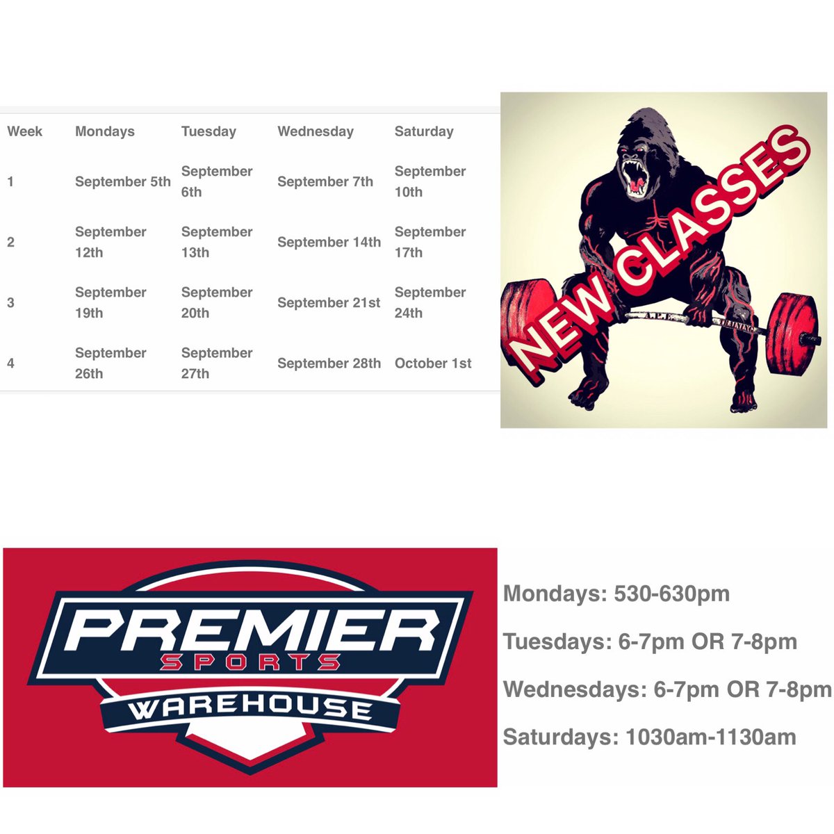 Premier Sports Warehouse tweet media