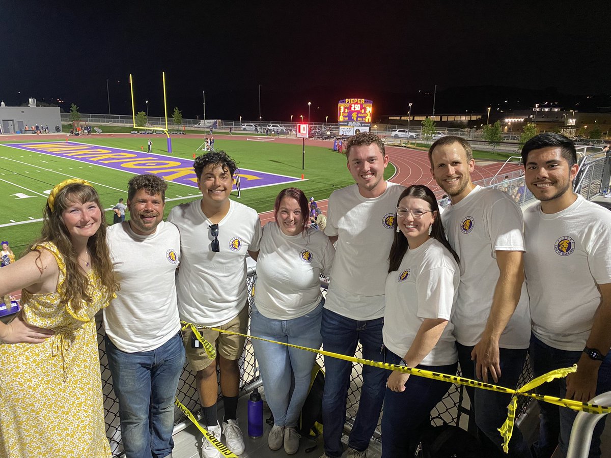 comalfinearts's tweet photo. PHS we love you!! Congrats on your first Varsity home game 💜 
Loved witnessing #theriseofthewarrior #comalfinearts https://t.co/7dr173d0ik