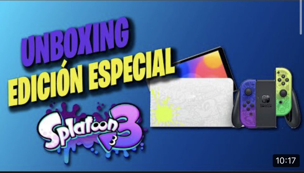 arkediamx's tweet photo. Banda ya tenemos nuevo video… Les traemos el unboxing de la Nintendo Switch OLED edición especial de #Splatoon3 ya saben vayan a darle amor en YouTube 

https://t.co/tiHmRZwAof https://t.co/ND66ot1zVL