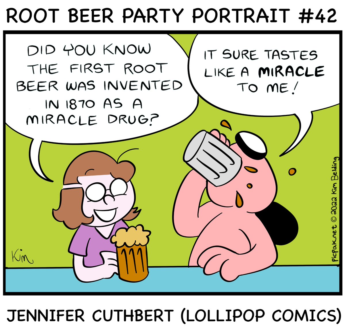 picpak's tweet photo. This month's #RootBeerParty portrait is @Lollipop_Comics! https://t.co/Q820YCKTOA