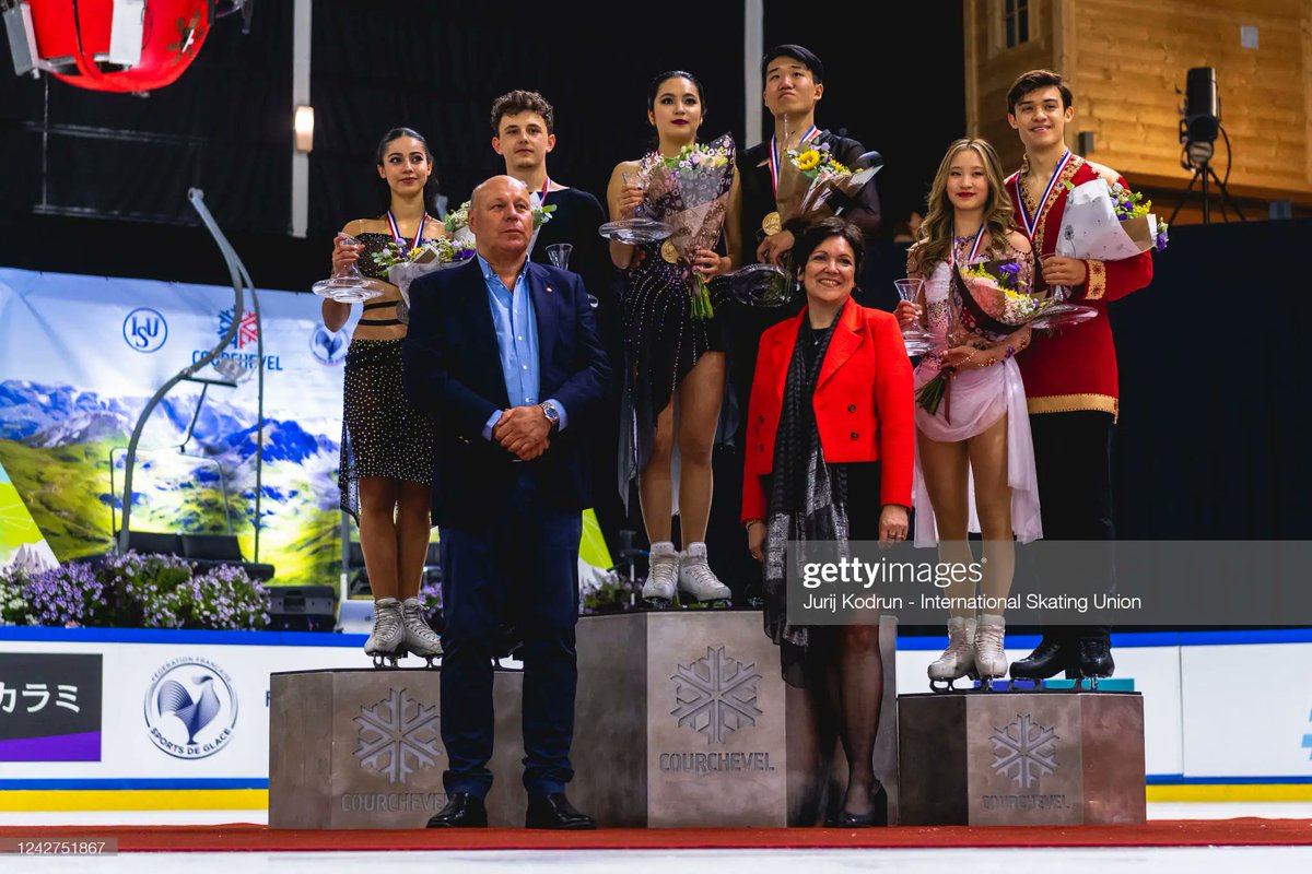 eunju975's tweet photo. #JGPFigure 1th
#FRA 🇫🇷 #Courchevel
JGP Courchevel 2022
08/27
#IceDance
🥇
#임해나 #HannahLim #YeQuan 🇰🇷
🥈
#CelinaFRADJI
#JeanHansFOURNEAUX 🇫🇷
🥉
#VanessaPHAM #JonathanROGERS 🇺🇲 https://t.co/GTpb7RDsN6