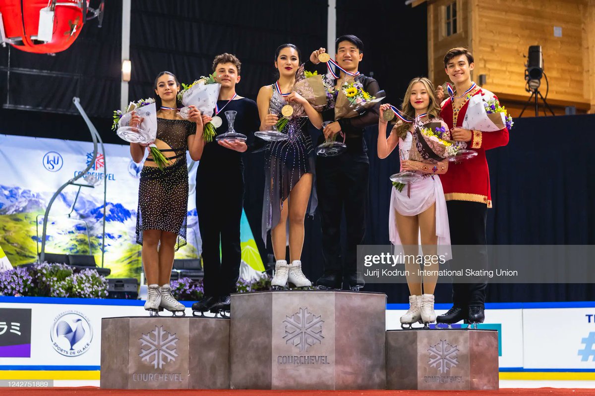 eunju975's tweet photo. #JGPFigure 1th
#FRA 🇫🇷 #Courchevel
JGP Courchevel 2022
08/27
#IceDance
🥇
#임해나 #HannahLim #YeQuan 🇰🇷
🥈
#CelinaFRADJI
#JeanHansFOURNEAUX 🇫🇷
🥉
#VanessaPHAM #JonathanROGERS 🇺🇲 https://t.co/GTpb7RDsN6