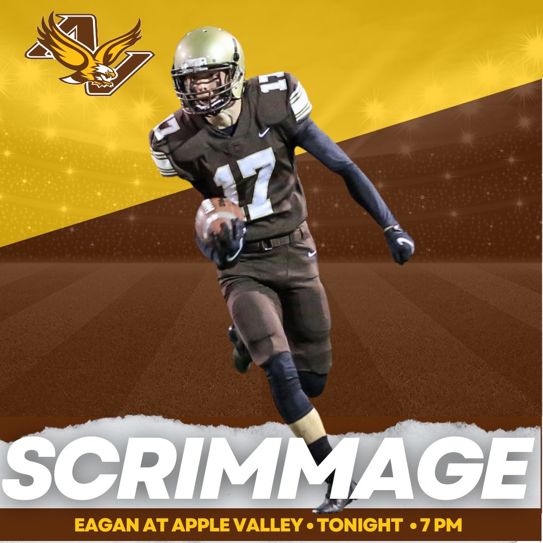 Eagles. Wildcats. 7 pm. AVHS Stadium