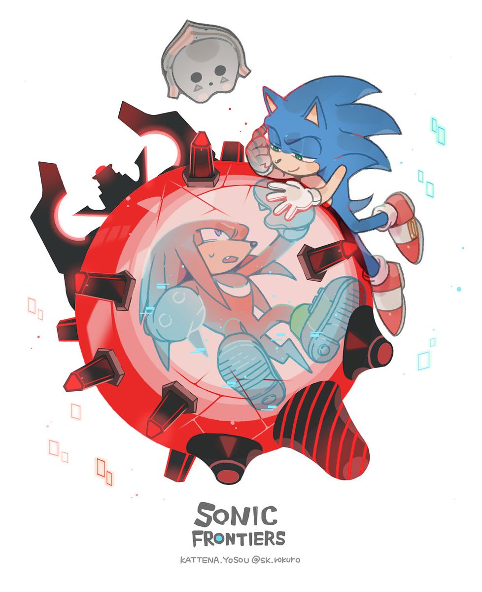 ろくろ/rokuro💙❤️✨ na platformě X: „super/hyper/dark sonic & knuckles #sonknux   / X