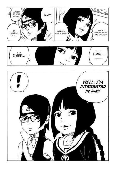 manga_man_here's tweet photo. If it was like as you say then why didn't #sarada yes to the question of mituski
She didn't say yes because she sees #buruto as a brother
Even #sumire confirmed it in an early chapter
#sarada said she is not interested in boruto which clearly says her intent of ep254
#borusumi https://t.co/PUQ2dYOxXr