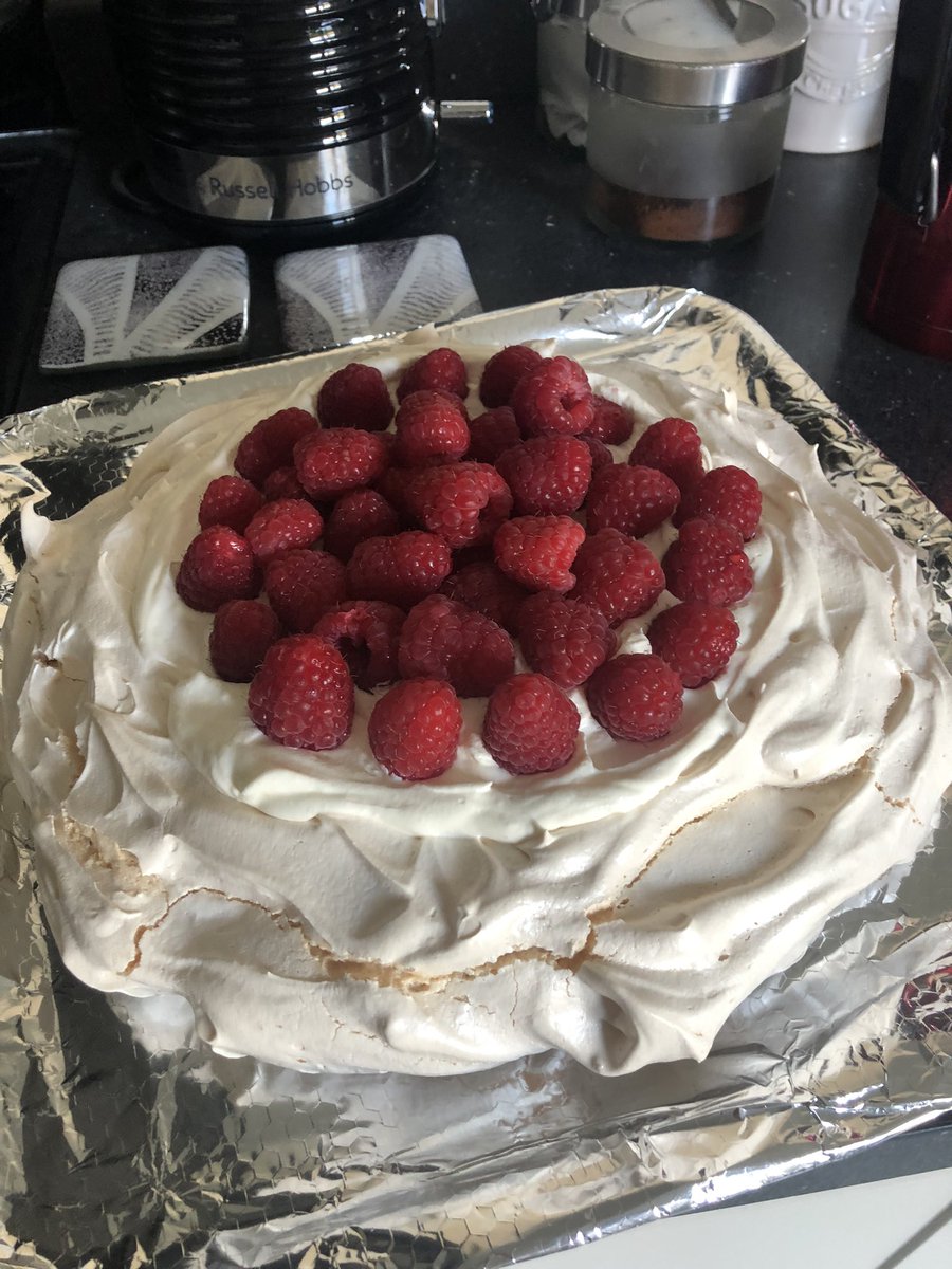 susiesooze's tweet photo. Having tried many recipes for pavlova over the years I have settled on @HairyBikers one. Thanks Dave &amp; Si!
#raspberrypavlova https://t.co/bKl1Sy2HZk