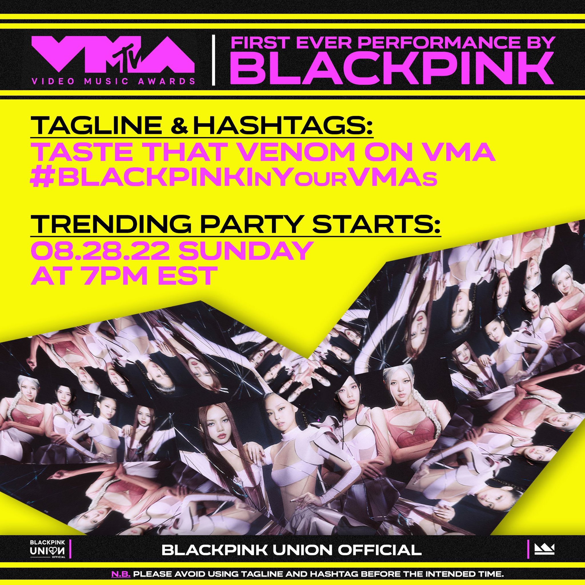 BLACKPINK LATINO on Twitter "Tagline & Hashtags oficial para la
