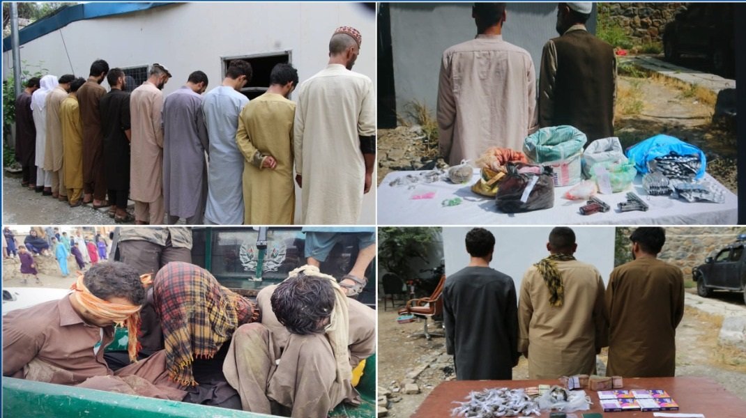 ArianaNews_'s tweet photo. کورنیو چارو وزارت څرګنده کړې، چې په کابل، کونړ او سرپل ولایتونو کې یې ۲۸ کسان د بېلابېلو جرمونو په تړاو نیولي دي.
#ArianaNews #Culprits #Kabul #Kunar #SarePol https://t.co/eGwdpnbrwc