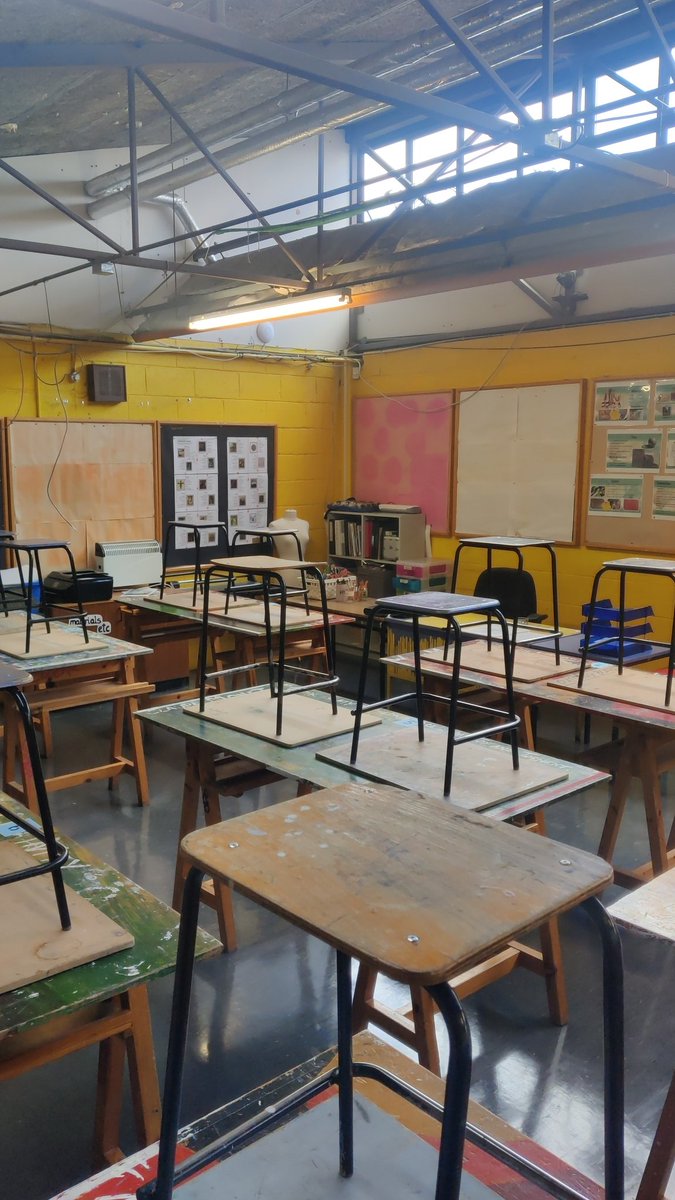 Operation Art Room transformation is well and truly under way! 🎨🖌️