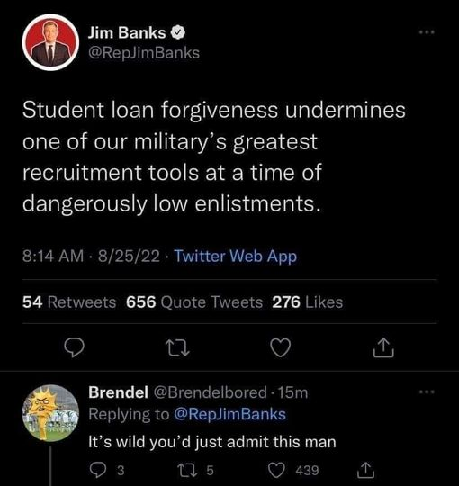 AudreydiFaye's tweet photo. I enlisted because I couldn't pay for higher education and Uncle Sam offered a check and a promise to help pay for it later.

Education is crucial for individuals and communities to grow.

Repression is crucial for certain groups to maintain authoritarian control. https://t.co/guaE6V1U2P