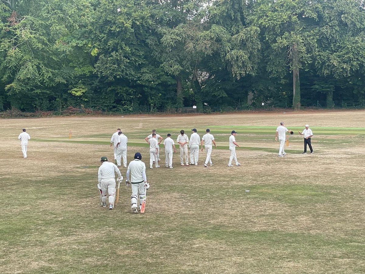 ShrewtonCC's tweet photo. First XI confirm promotion to division 1 with 10 wicket win - first step on the journey to southern league cricket!! #uptheshrews #weareshrewton @HampshireCB https://t.co/7pt9QK6aTz