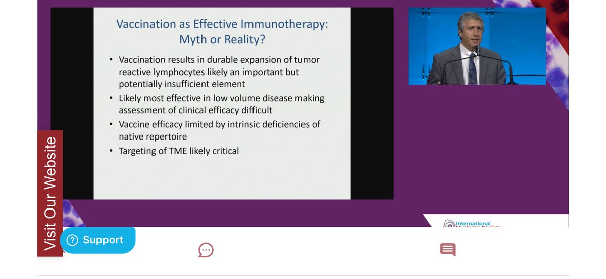 ninashah33's tweet photo. One of my fave collaborators of all time-David Avigan with a beautiful discussion of how we might take advantage of the immune system to improve our immunotherapies in #myeloma #mmsm #IMS2022 https://t.co/mLp6Mu1L04