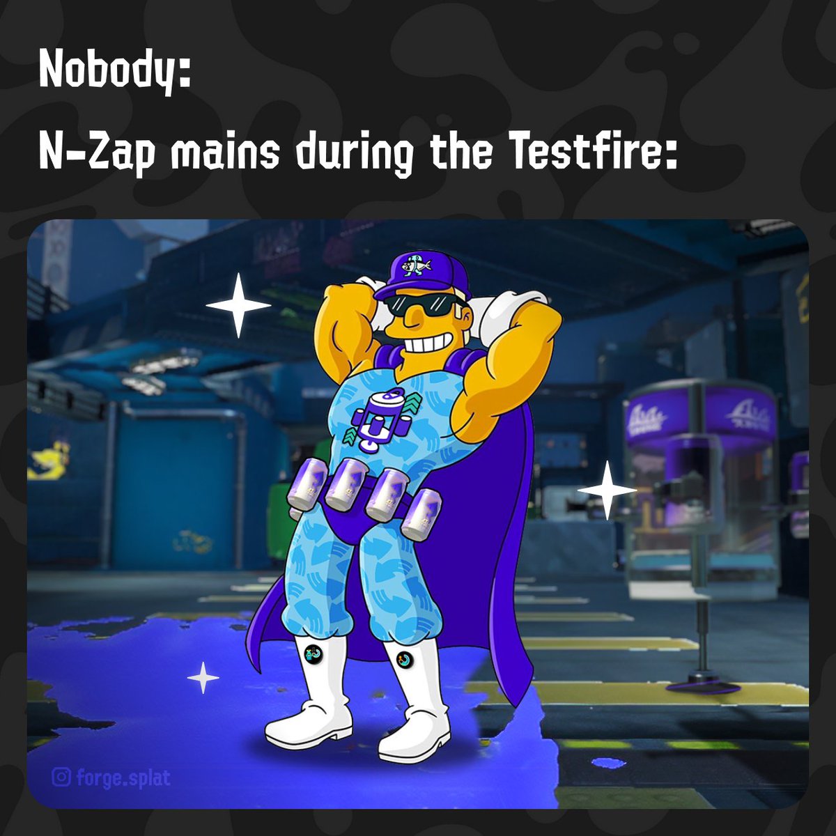forge_splat's tweet photo. Tacitcooler is OP.
#スプ��トゥーン3 #Splatoon #deepcut #Splatoon3 #Splatfest https://t.co/i8NbgQFMWm