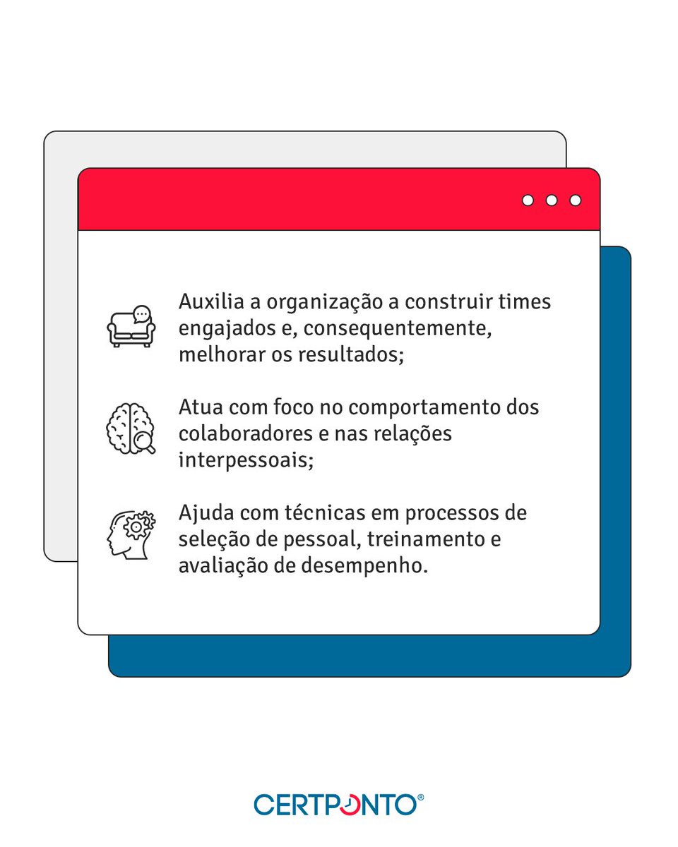 CERTPONTO's tweet image. Atualmente as empresas estão cada vez mais atentas à importância da psicologia no RH. 

A relação entre as duas atividades têm proporcionado resultados positivos para o dia a dia das organizações. 
#rh #Psicologia #certponto #gestaodeponto