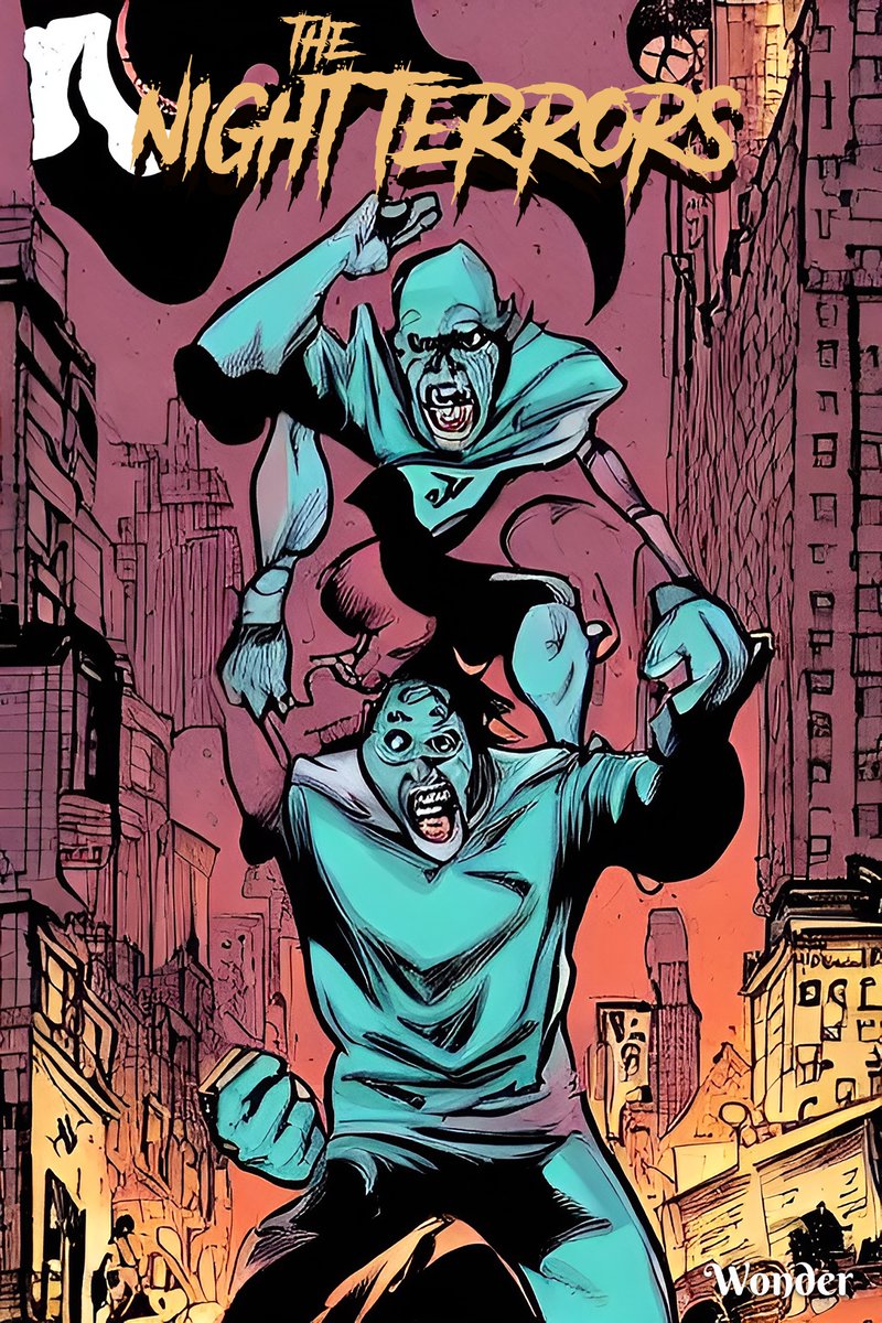 tracymorse2010's tweet photo. I typed "Night Terrors" into the Wonder AI art app and wrote a story based on what it created.  This one is my favorite so far.  Really fun writing exercise. https://t.co/dEuAlgNAA2