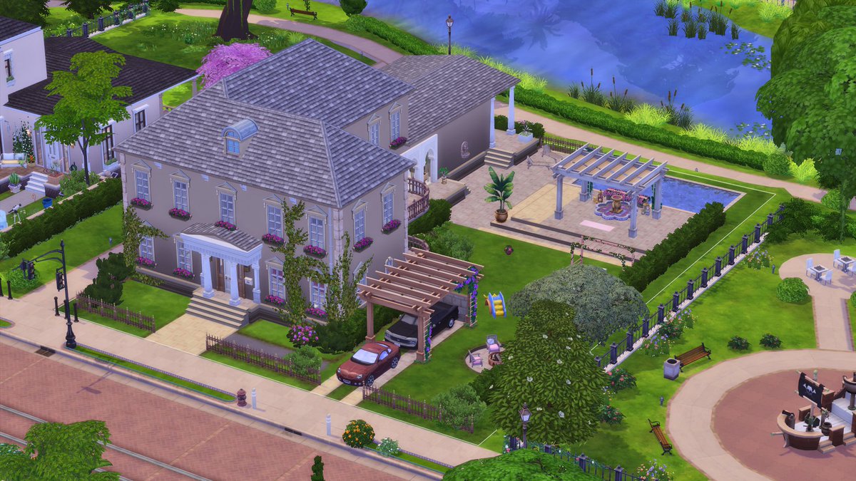 MrValentine90's tweet photo. The Pratap-Singh house exterior.
A work in progress

#TheSims #TheSims4 #ShowUsYourBuilds https://t.co/Til3kt7oHF