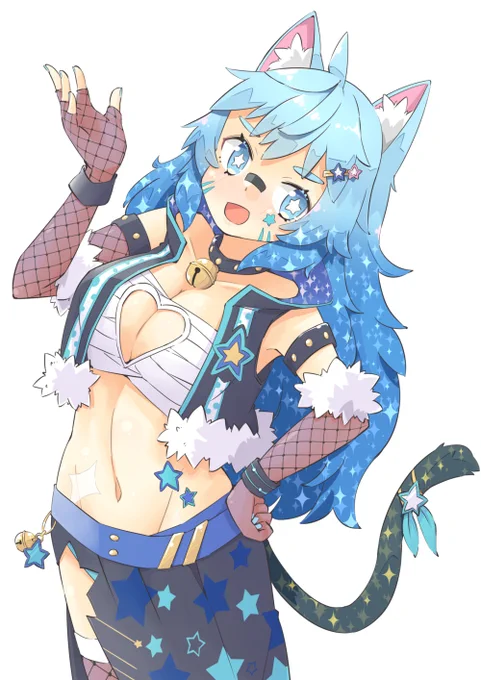VtuverのLiabell(リアベル)さん(https://t.co/B3lMfZiNO8)をSkebで描かせていただきました 