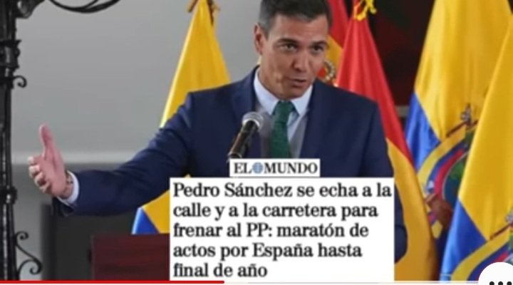 ChichonesC's tweet photo. Su desesparicion es total y absolota ante la idea de salir de la Moncloa. Se lanza a la calle en una maraton con 30 actos hasta final de año. 

Estar atentos !! ABUCHEOS‼️Contra el Felon ‼️⤵️👹‼️ https://t.co/DDAjKrKBhr