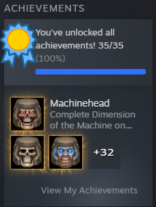 BrandonBlume's tweet photo. Ahhhh finally. Dimension of the Machine on Nightmare was the last achievement to get. #Quake #QuakeRemastered https://t.co/k75iwmMasA