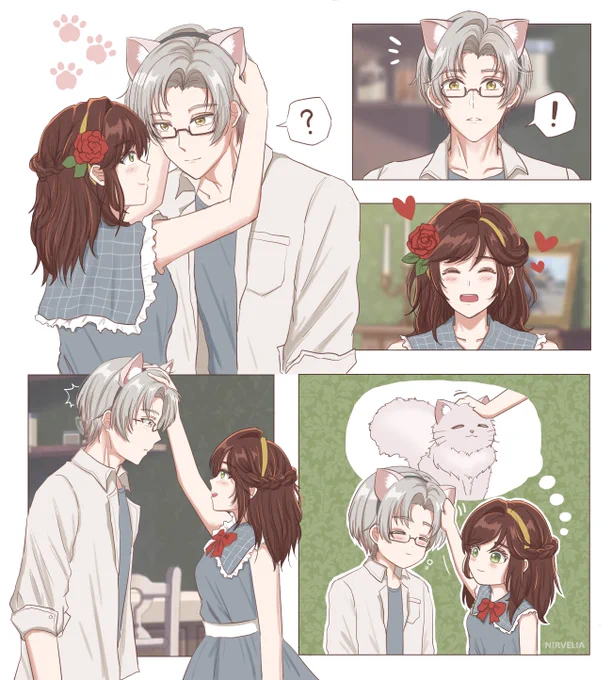 My beloved cat #TearsofThemis #未定事件簿 #미해결사건부 #VynRichter #莫弈 #vynrosa 