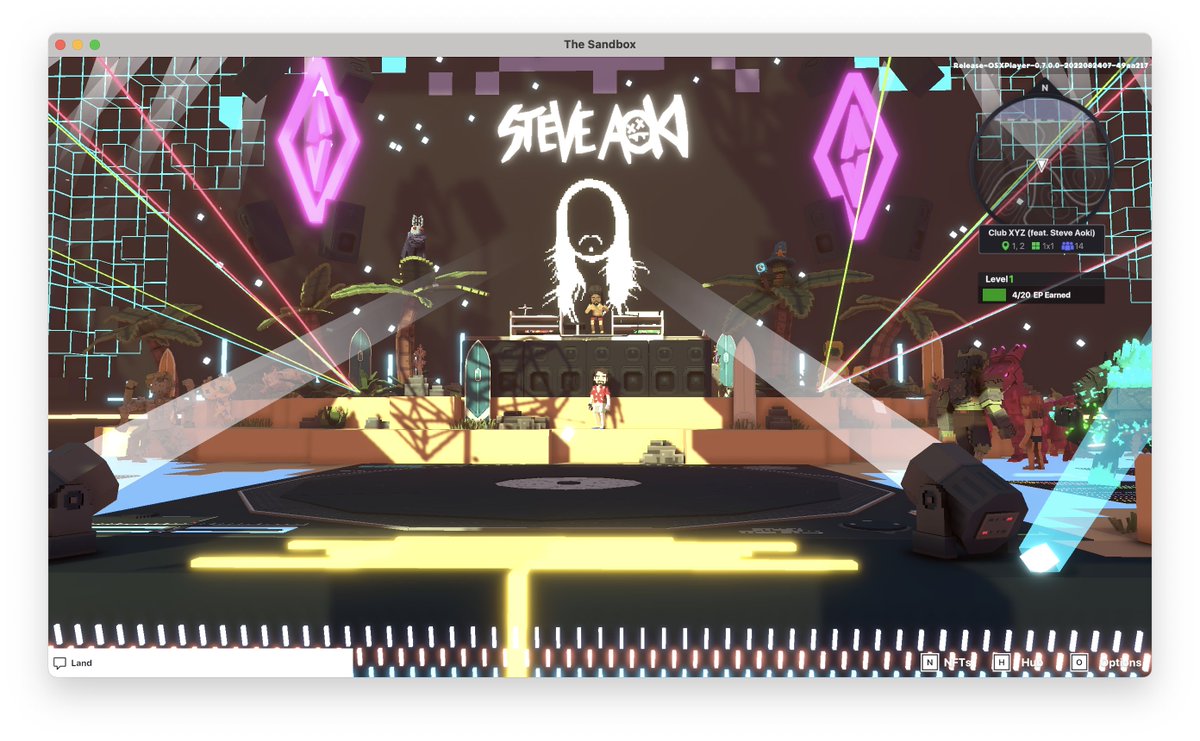 wooseein's tweet photo. @TheSandboxGame @steveaoki I just participated in the #SandboxAlphaS3Giveaway for a chance to win 500 SAND! On stage with Steve Aoki, check out my screenshot below!
👇 https://t.co/5XTtddvEty