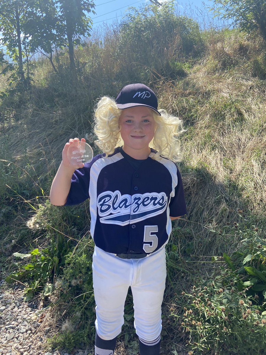 MPbaseball1's tweet photo. 2 Blazers games this am at St Pats and 2 wins. Congrats to Brayden and Jaden for earning POG in their games. #goblazers 👊⚾️ https://t.co/19oaVCBPzj