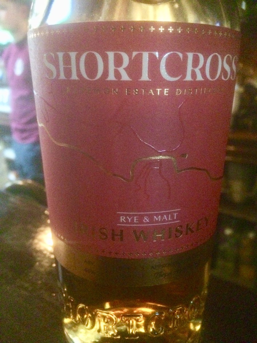 2DramsofWhiskey's tweet photo. A big 👍 for the distinctive #rye flavours in this #Shortcross Rye &amp; Malt #IrishWhiskey☘️🥃 in the lovely ⁦@ThomasConnolly_⁩  #Sligo https://t.co/jlFBVJJZrK