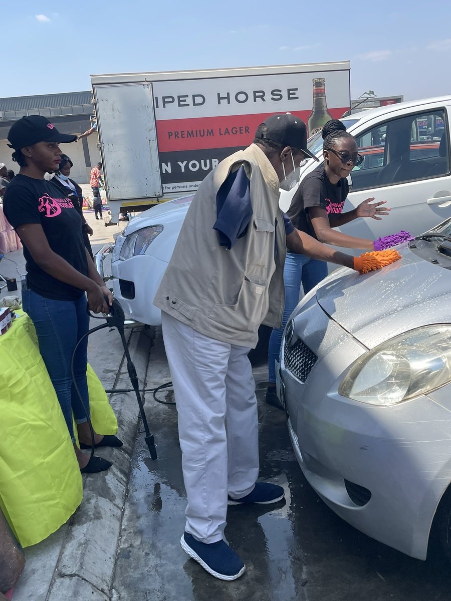 kopulande's tweet photo. I have spent today Saturday, 27th August 2022 at Cosmopolitan Mall in Makeni with Whisper a Dream Foundation washing cars to raise funds for the sanitary pads program in aid of girl child education. Please, donate for that poor girl to go to school. God bless your giving hand. https://t.co/C14vDZdBGm