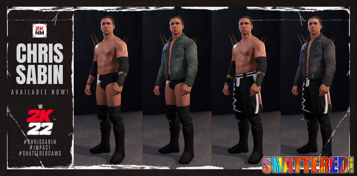 ShatteredCAWs's tweet photo. Chris Sabin is now available to download on Community Creations!

Thank you goes to @Defract as I used one of his body textures for Sabin, this body texture along with tons more textures are available on his Patreon.

Search tags below!

#WWE2K22 https://t.co/T6kclEF7Nl
