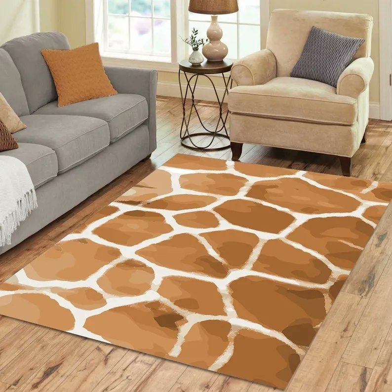 Wakaleka's tweet photo. Animal Print Area Rug Neutral Abstract Giraffe Hide Pattern - Etsy https://t.co/dggnHJON1G https://t.co/44gQ6a4CJu