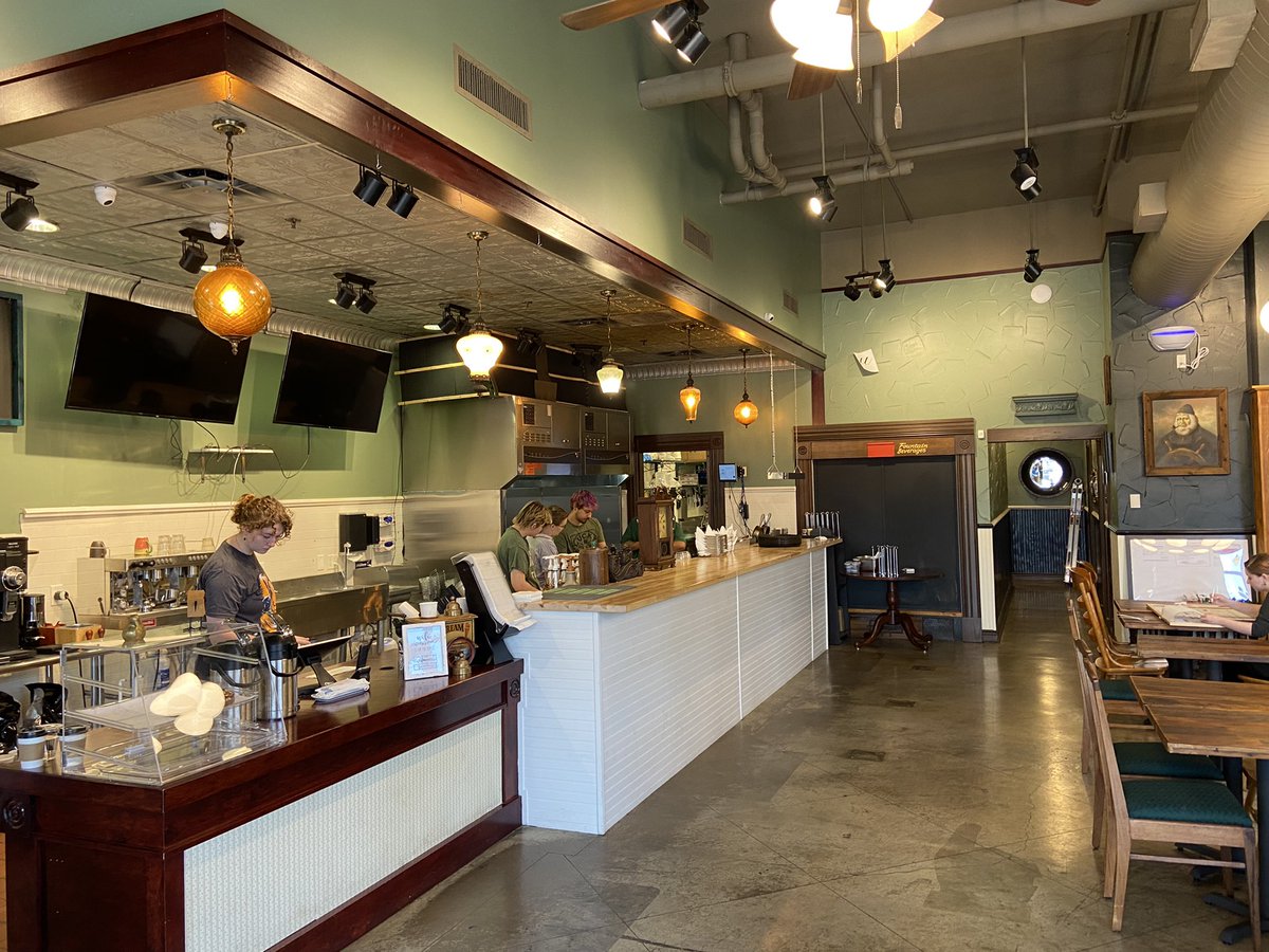 Getting ready for our friends and family practice run! The team is absolutely crushing it! So giddy to reopen on the 31st 🐿😎 #unt #denton #flyingsquirrel