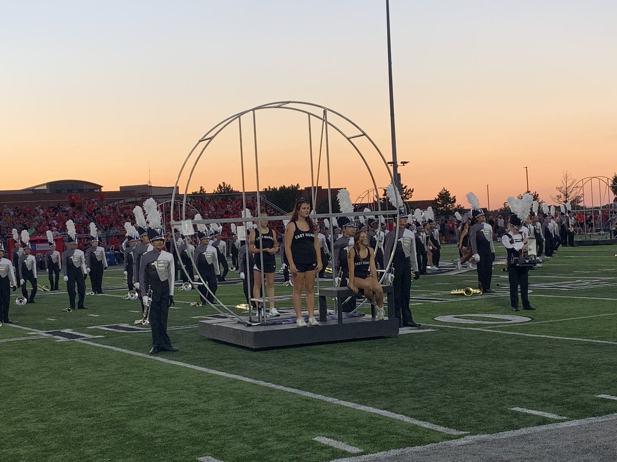 kelleycasper's tweet photo. Friday night lights was an all @LakotaDistrict event. @EAST_HAWKS &amp; @FirebirdTweets.  Football, student sections, marching band and lots of school &amp; community pride! 
#WEareLakota
@Julie__Shaffer @ococl https://t.co/doQVKtyJGn