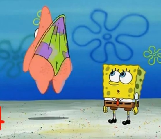 SpongeBob's tweet photo. suns out buns out 😎🌞 https://t.co/lyy0uDEOqz